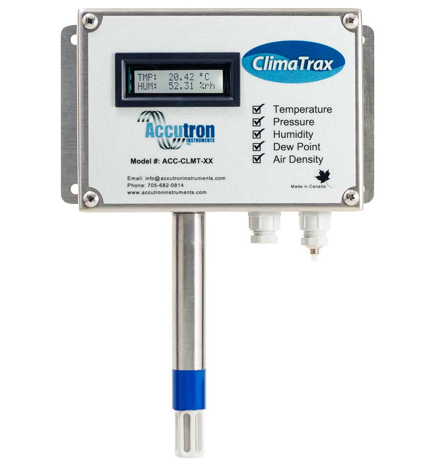 ClimaTrax Environmental Monitor Accutron Products