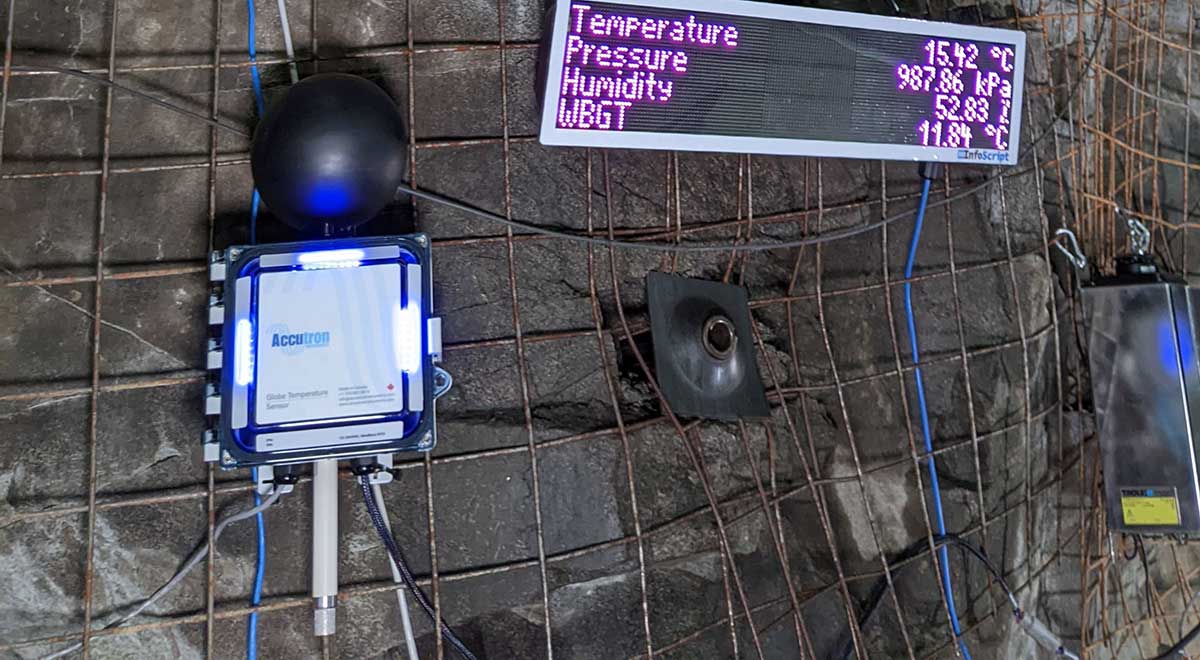 Globe Temperature Sensor for WBGT