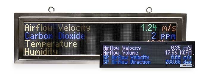 InfoScript Modbus LED marquee display